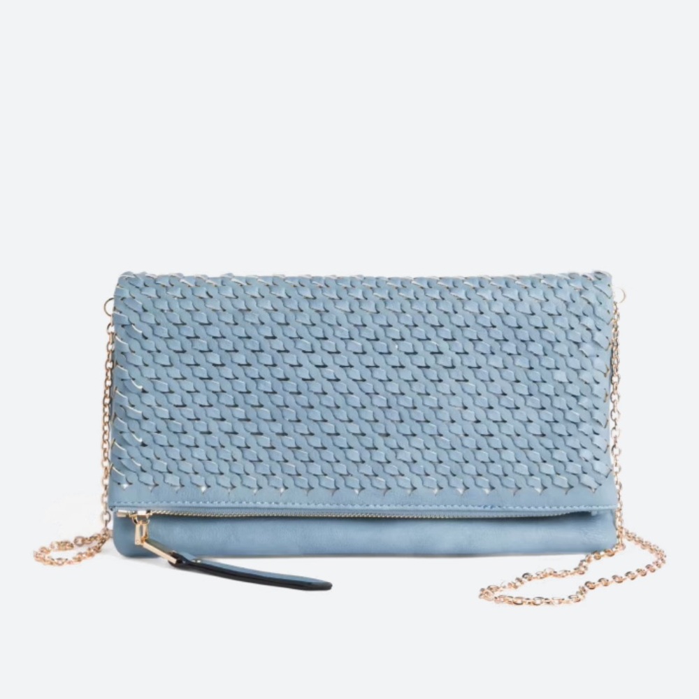 Urban Expressions Neela Woven Flap Clutch